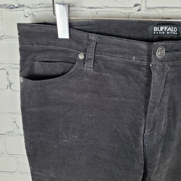 BUFFALO | Iron mid rise slim fit stretch micro corduroy pants - Picture 3 of 9